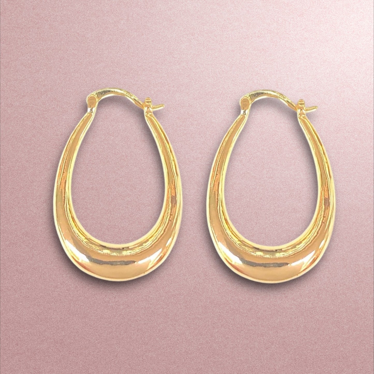 Geo Earrings / 18K Gold Plated