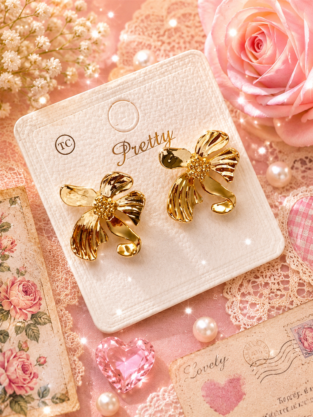 Aretes Flor