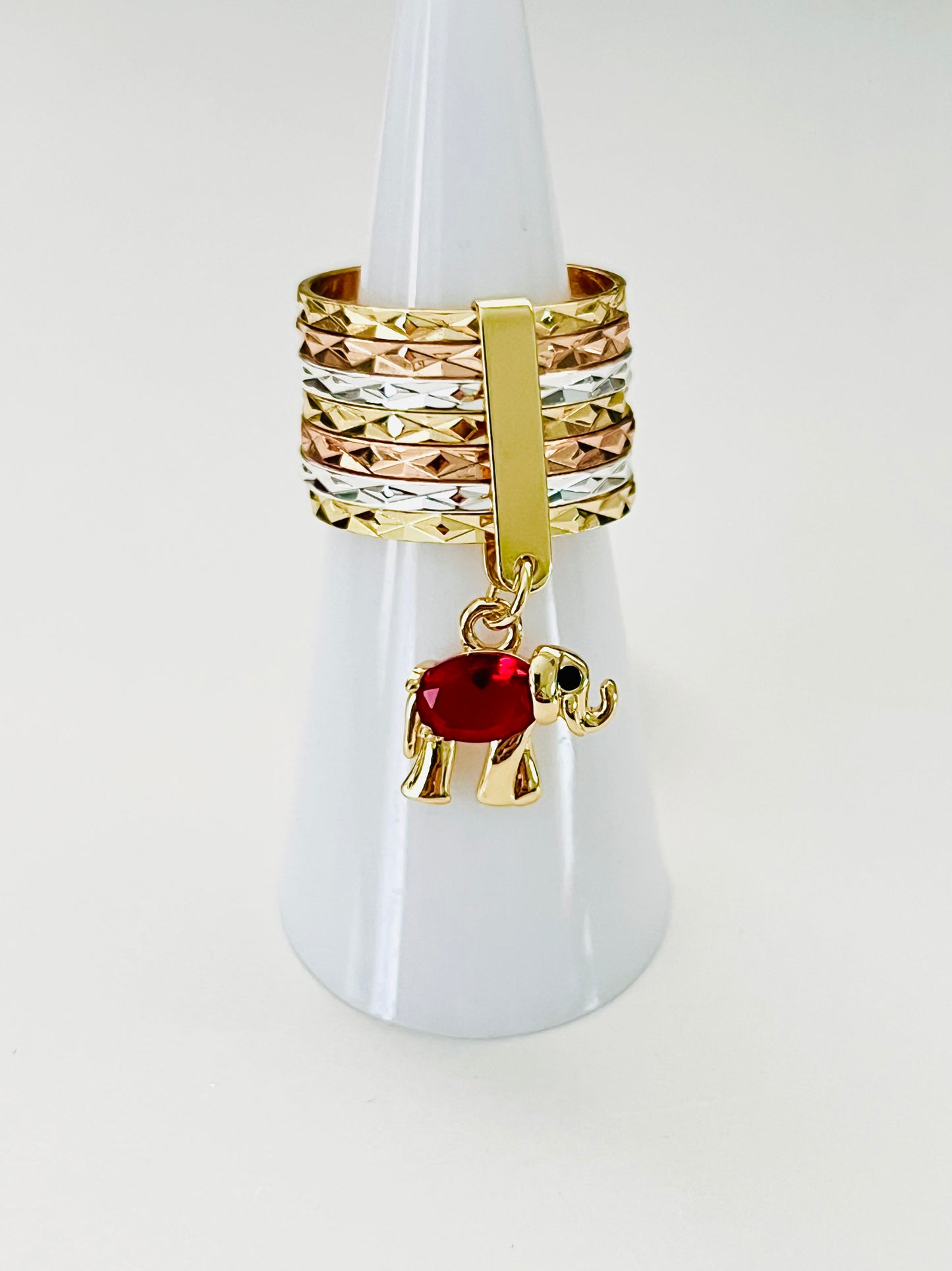 Elephant Ring / 18K Laminated Gold