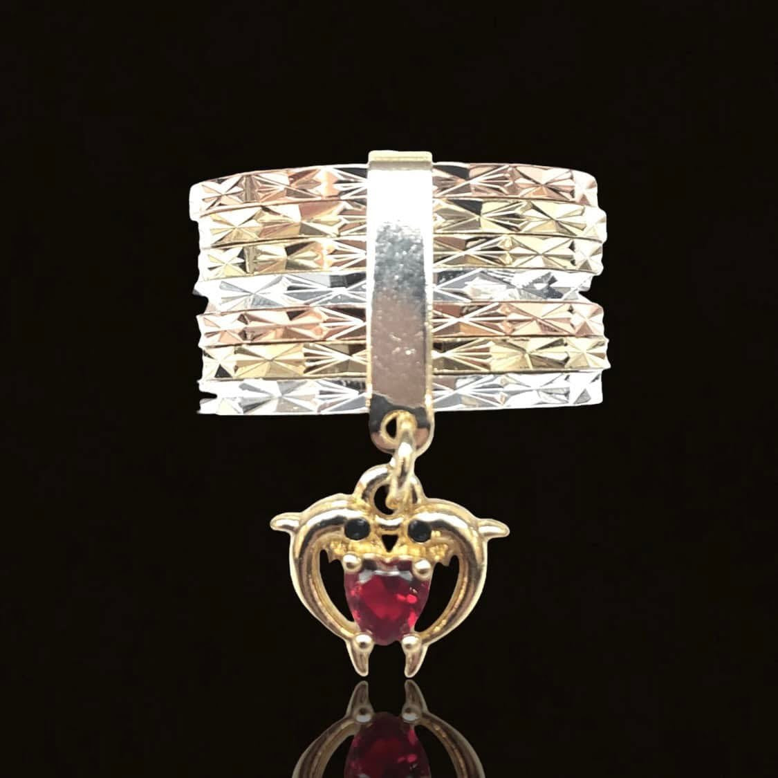 Anillo Corazon / Oro Lminado 18K