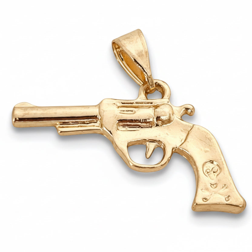 Pistol Pendant / 18K Gold Plated
