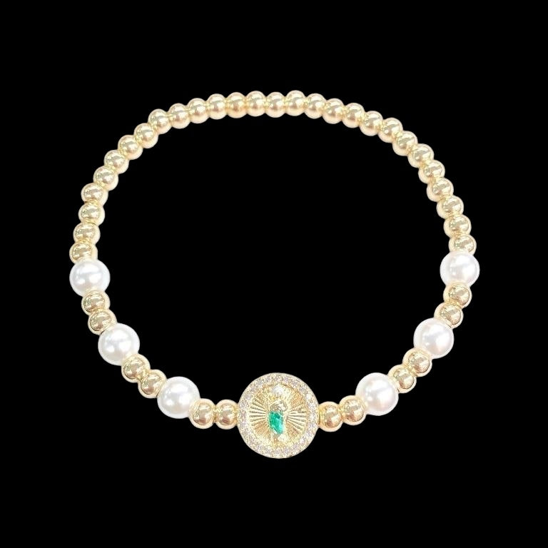 Pulsera San Judas / Oro Laminado 18K