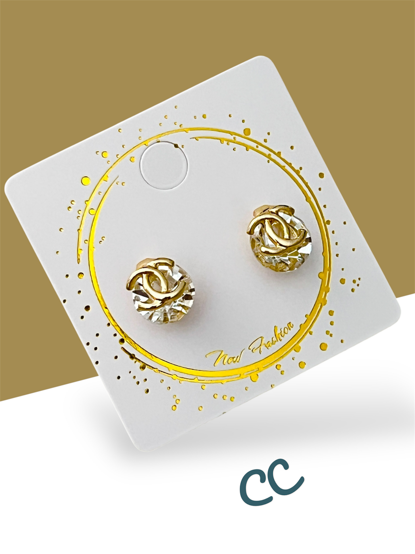 Arete Inspirado CC / Oro Laminado 18K