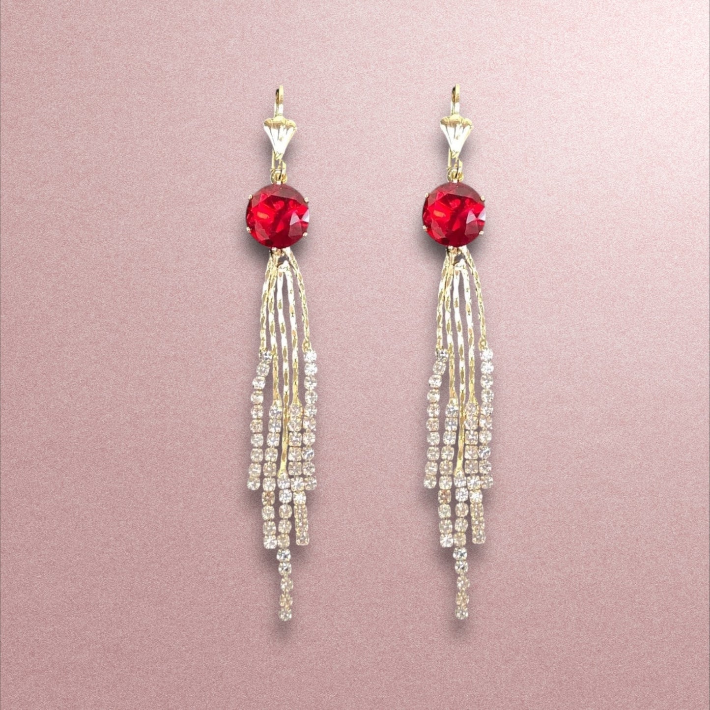 Dangling Earrings / 18K Gold Plate