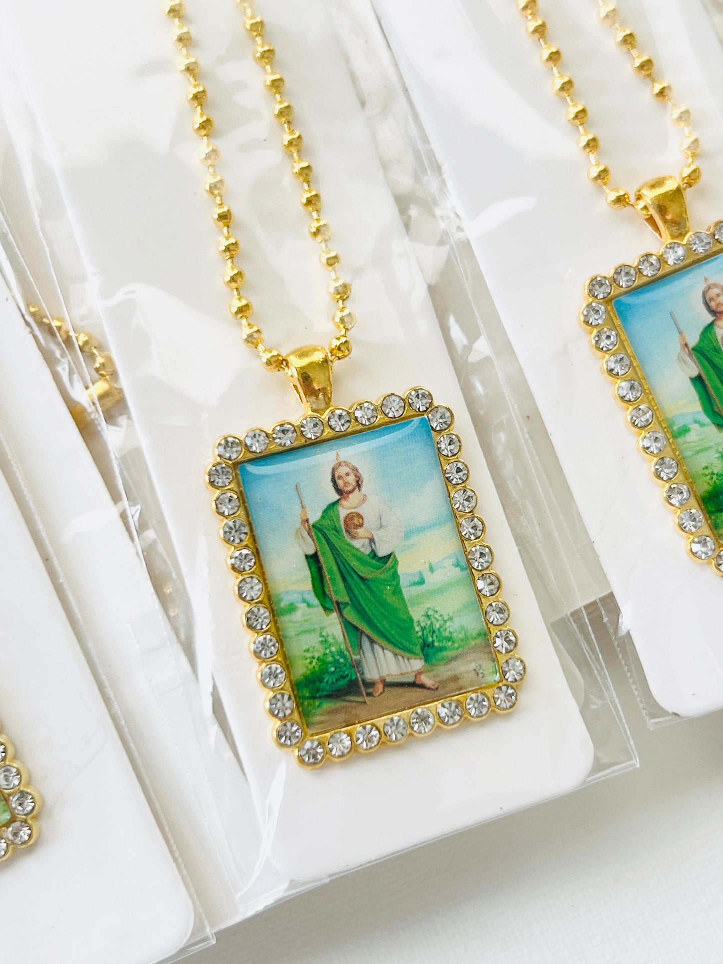 Docena set Cadena y Medalla San Judas / Bisutería