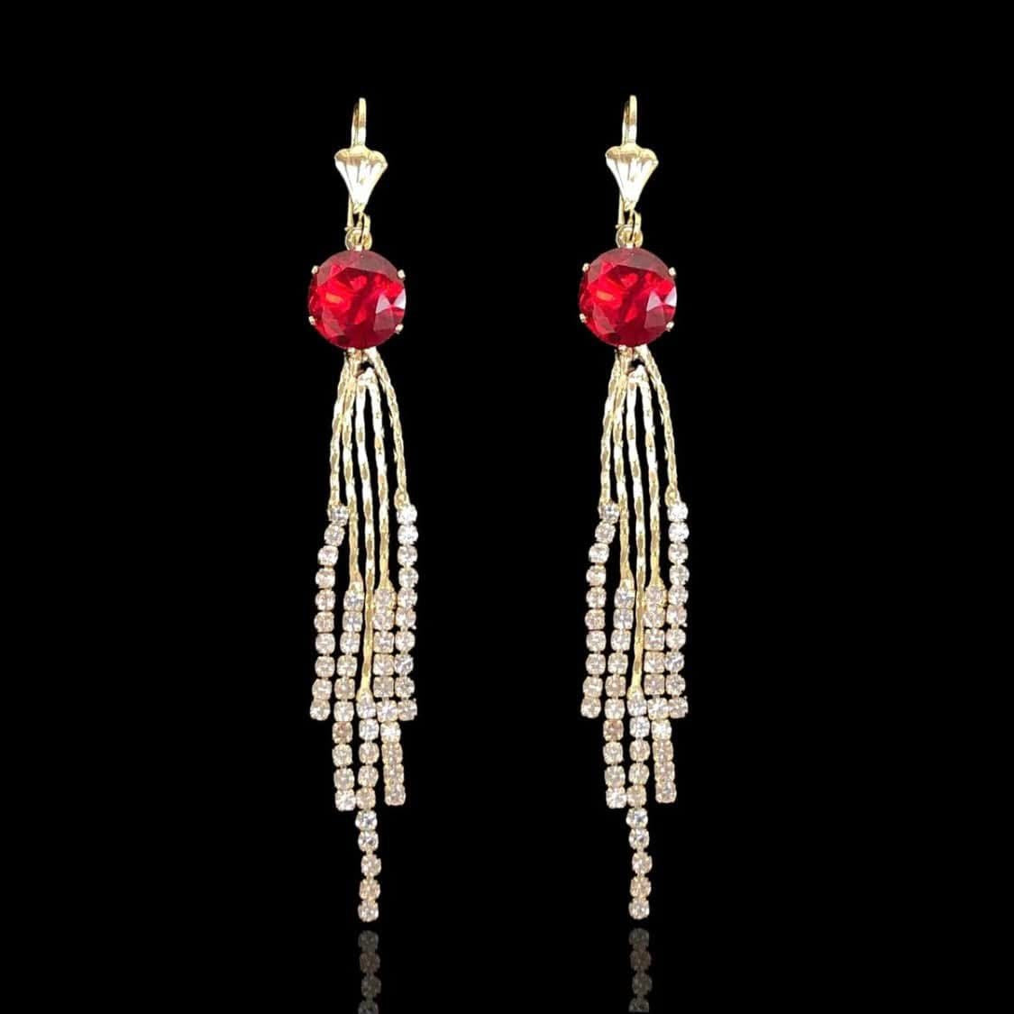 Aretes Colgantes / Oro Laminado 18K