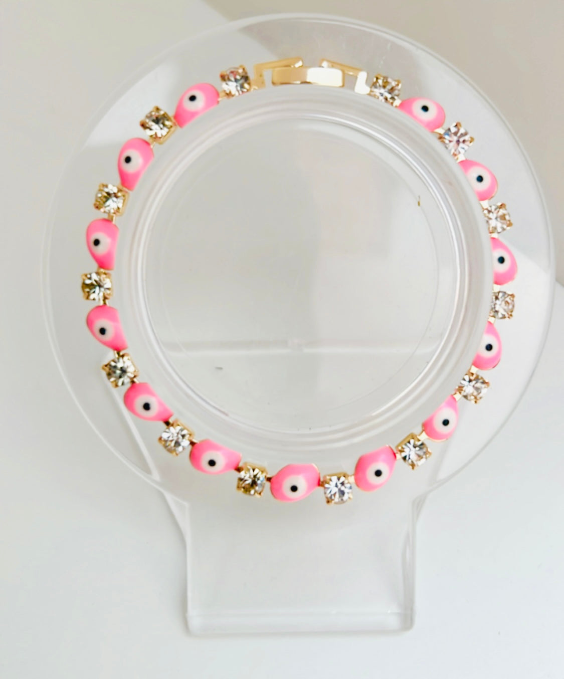 Pulsera Ojitos / Oro laminado 18K