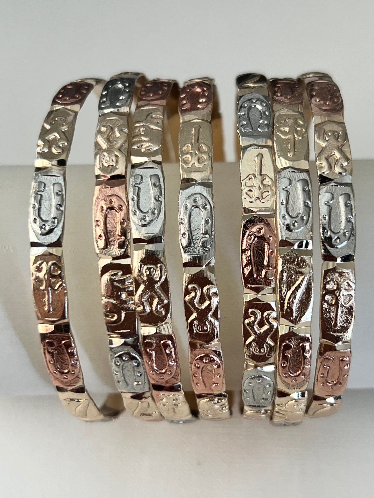 Semanario de la suerte #6 y #7 / Oro Laminado 18K