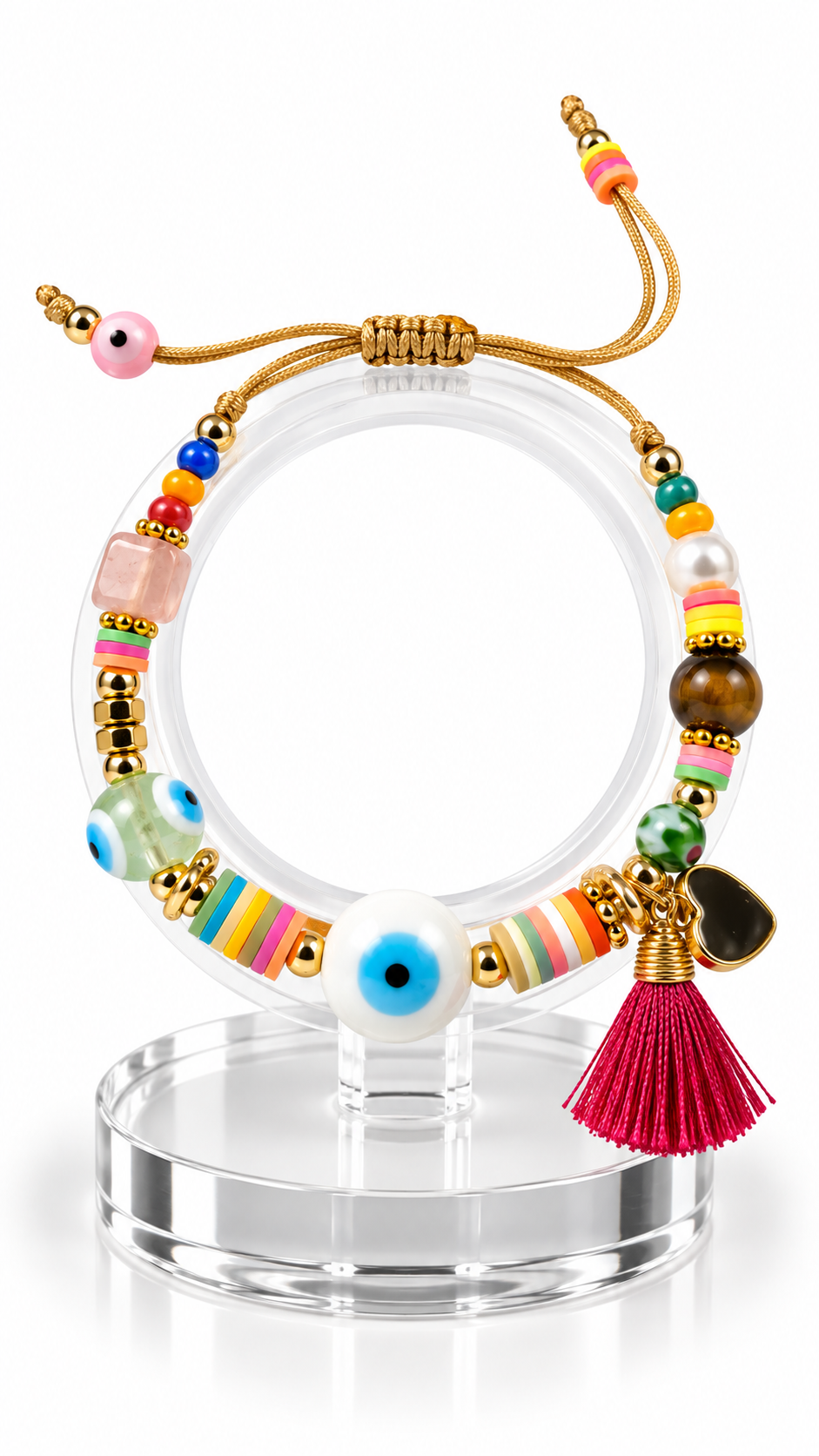 Pulsera ojo / Chapa de Oro 14K