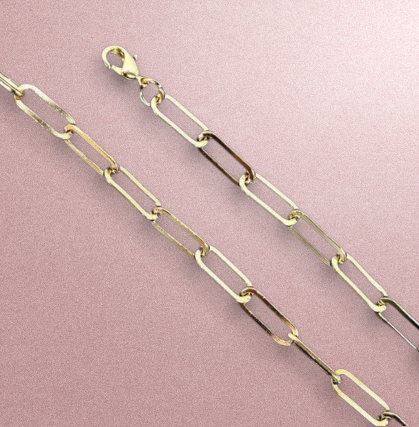 Cadena Barras 5.9 mm 24” / Oro Laminado 18K