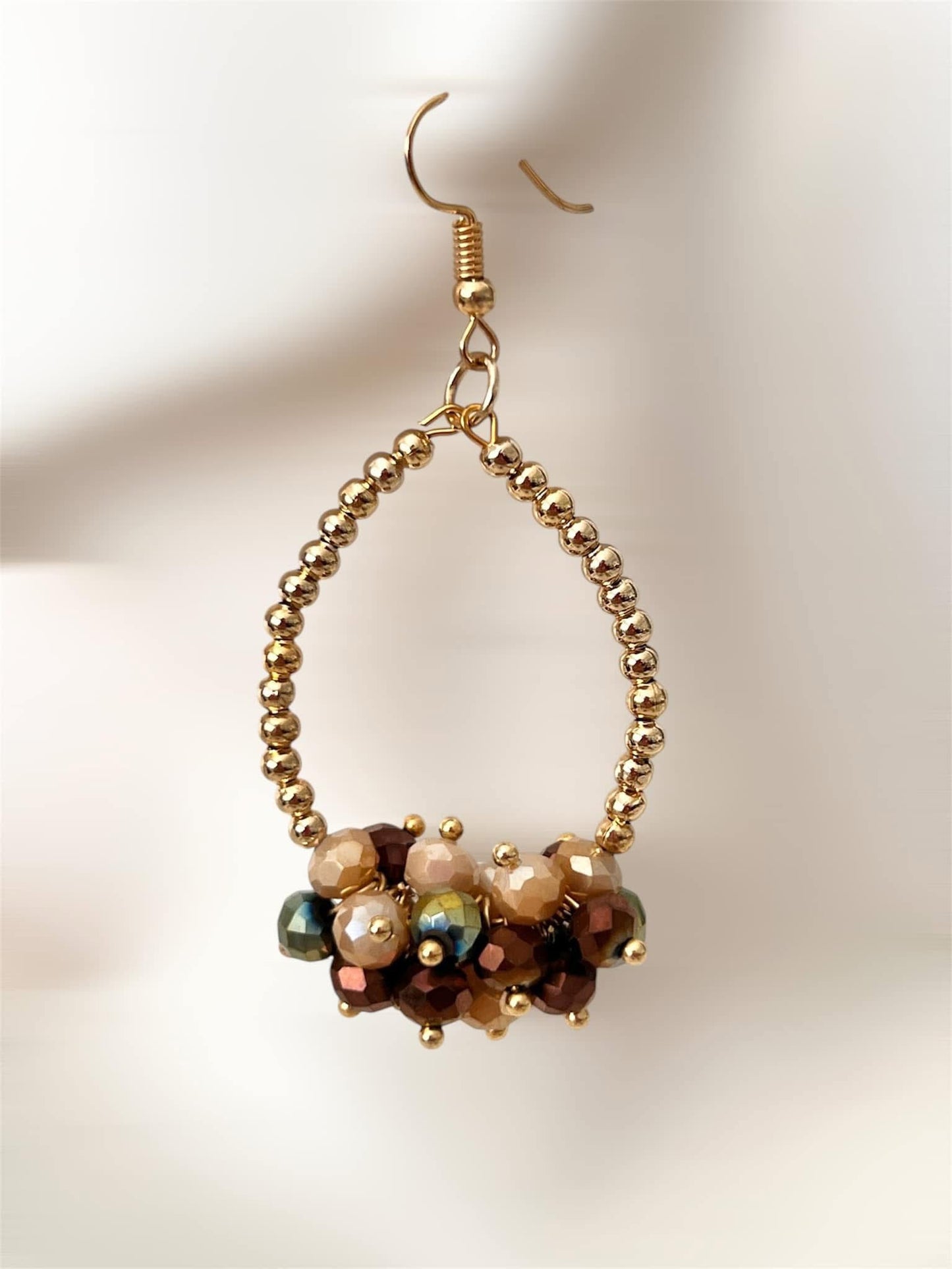 Arracadas Uva ๐ / Chapa de Oro 14K