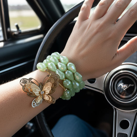 Cuarteto Mariposa 🦋/ Chapa de Oro 14K