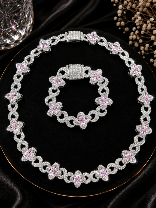 Set Petite Collar y Pulsera/ Oro Laminado 18K