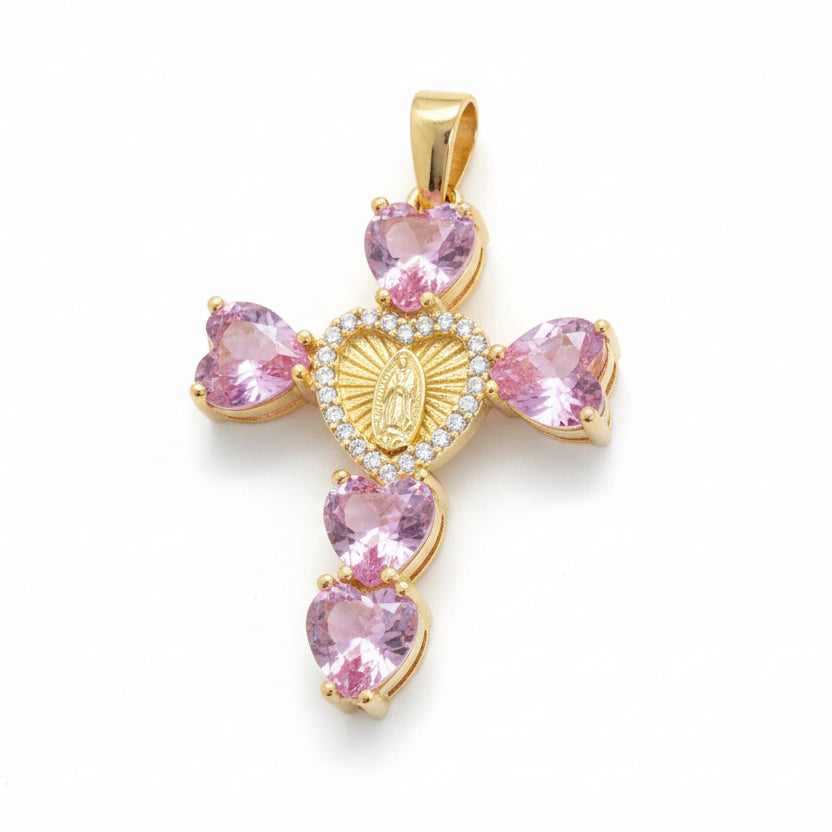 Cristo virgen de Guadalupe / Oro Laminado 18K