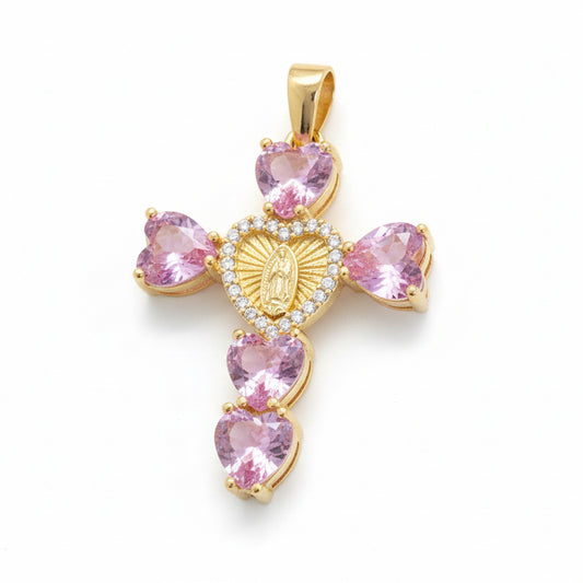 Cristo virgen de Guadalupe / Oro Laminado 18K