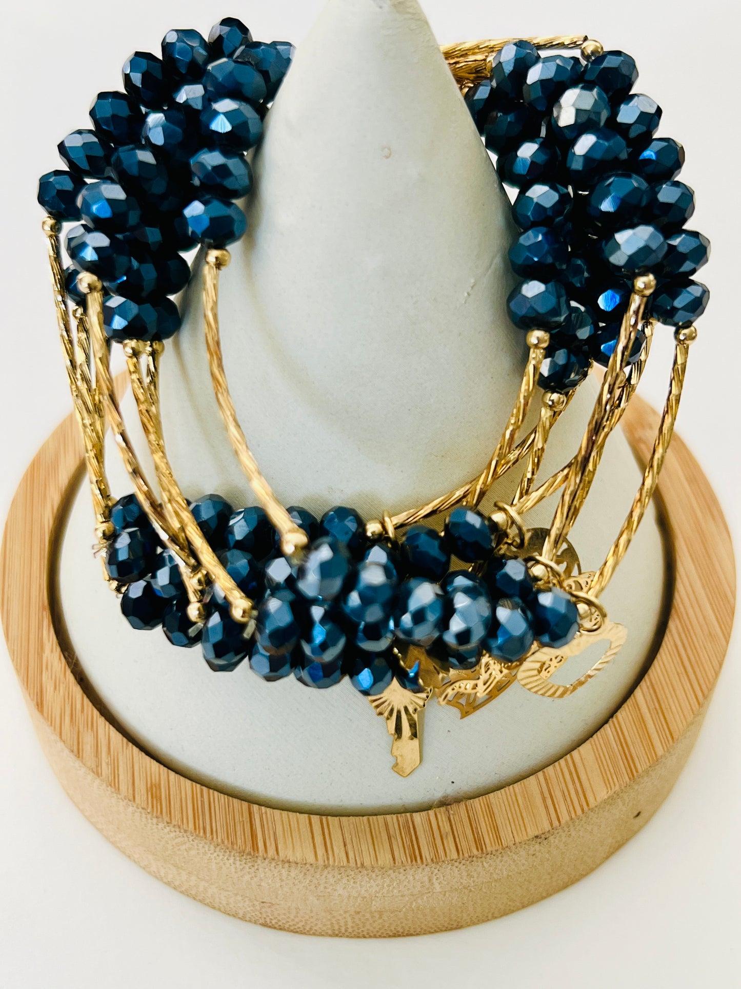 Semanario Gitano cristal #6 / Chapa de Oro 14K