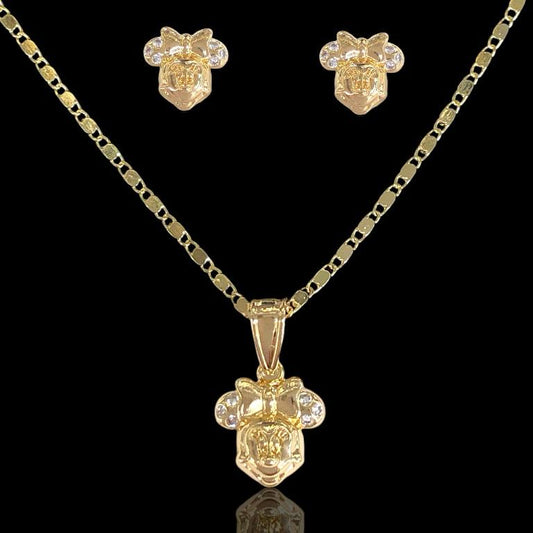 Set Minie / Oro laminado 18K