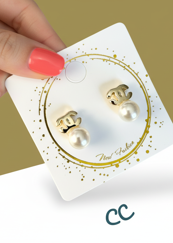 Arete Inspirado CC / Oro Laminado 18K