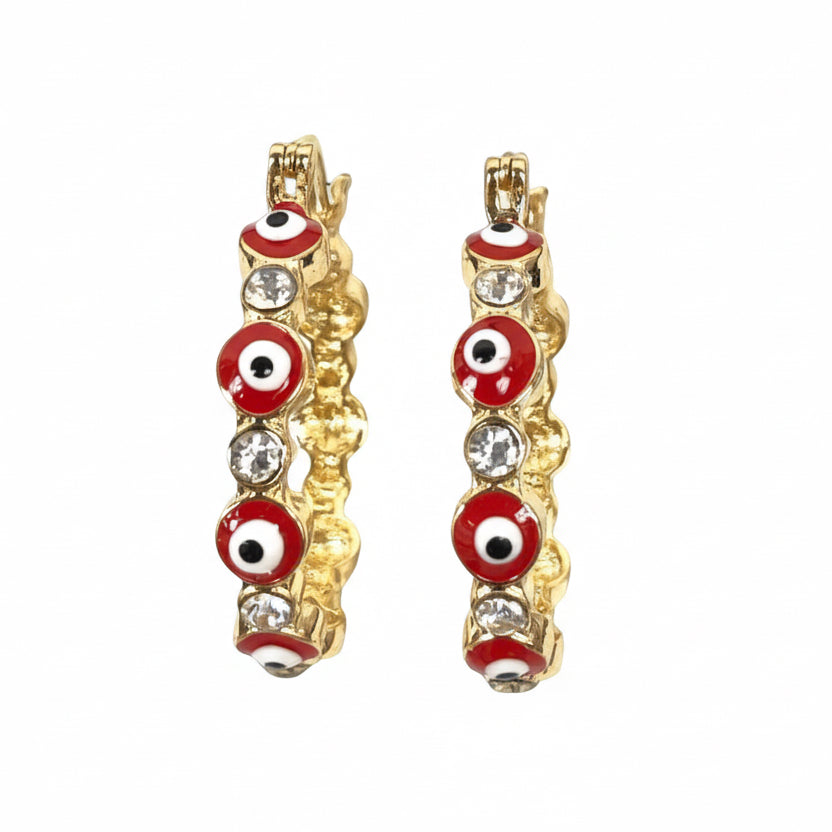 Arracadas ojito / Oro Laminado 18K