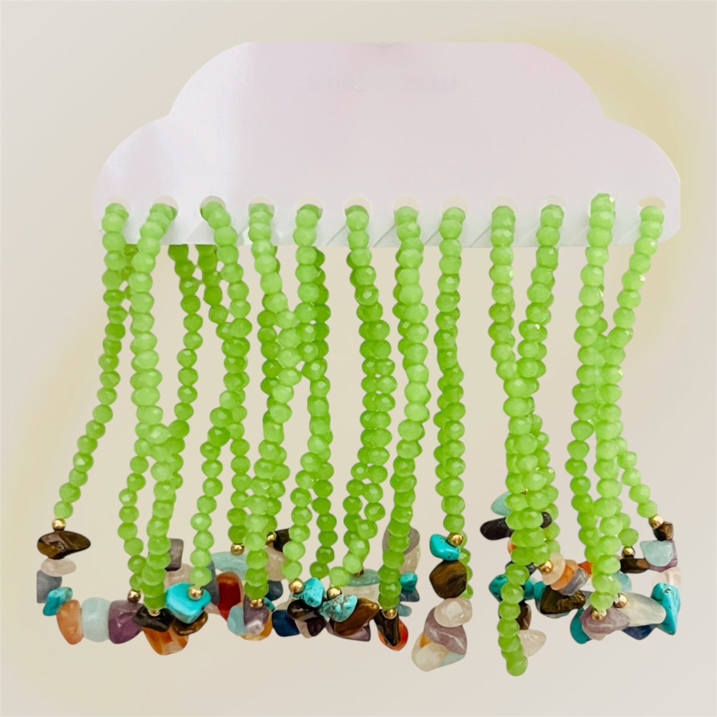 Docena Pulseras elástica de Cuarzos / Bisutería