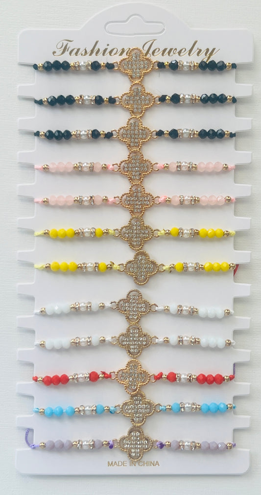 Docena Pulseras de hilo / Bisutería