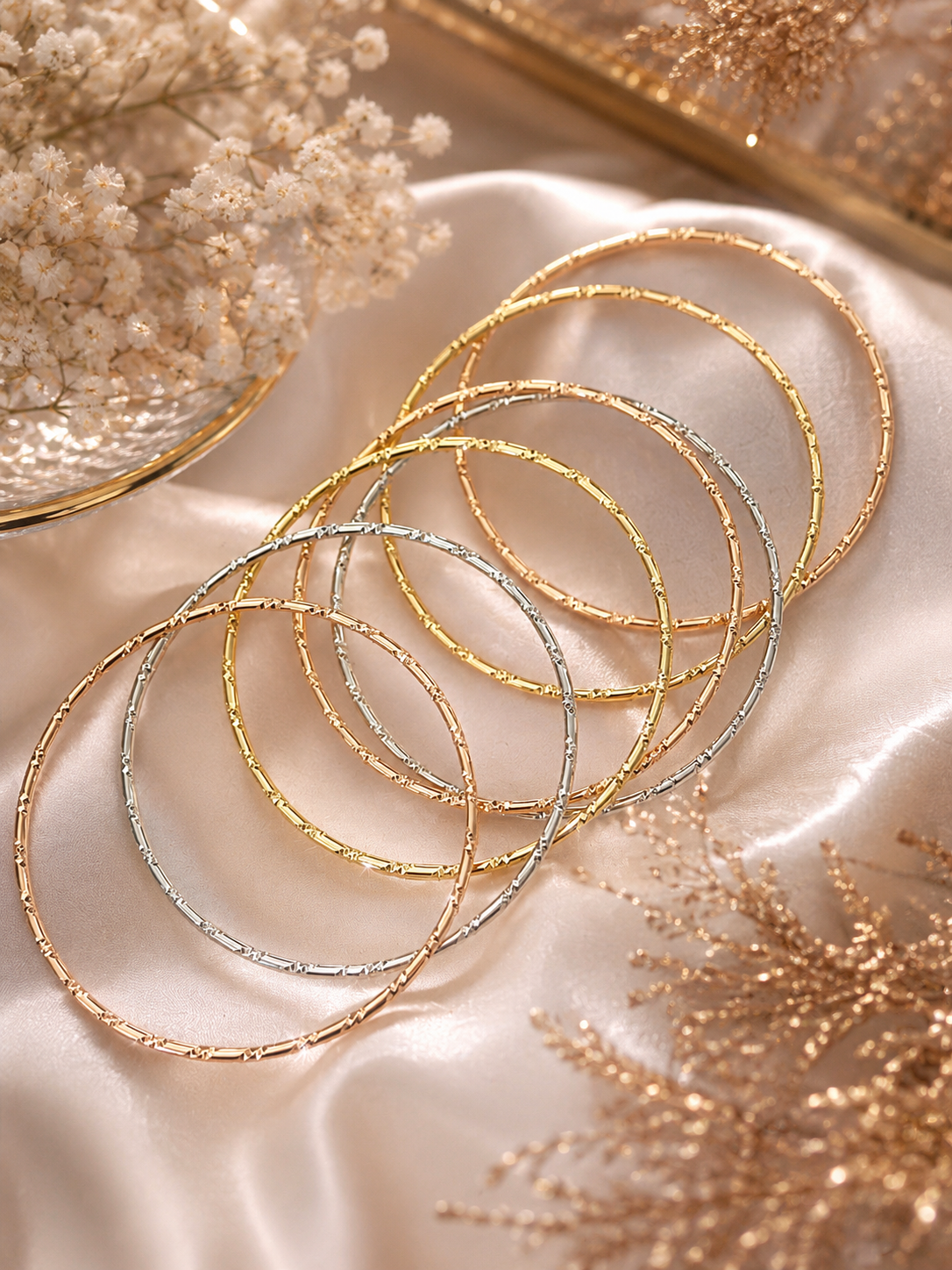 Semanario destellos #7 / Oro Laminado 18K