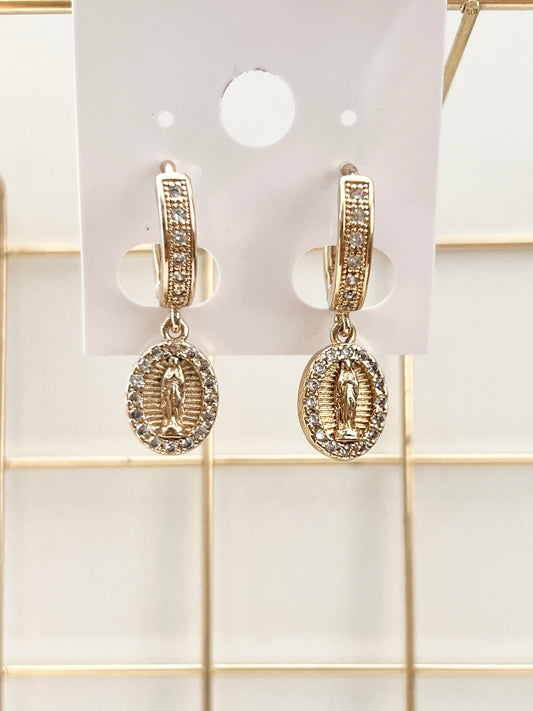 Earrings / 18K gold plated