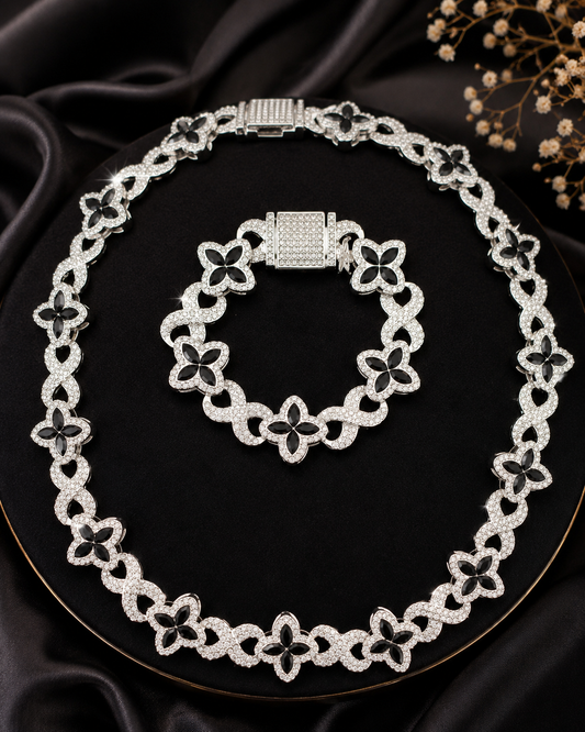 Set Petite Collar y Pulsera/ Oro Laminado 18K