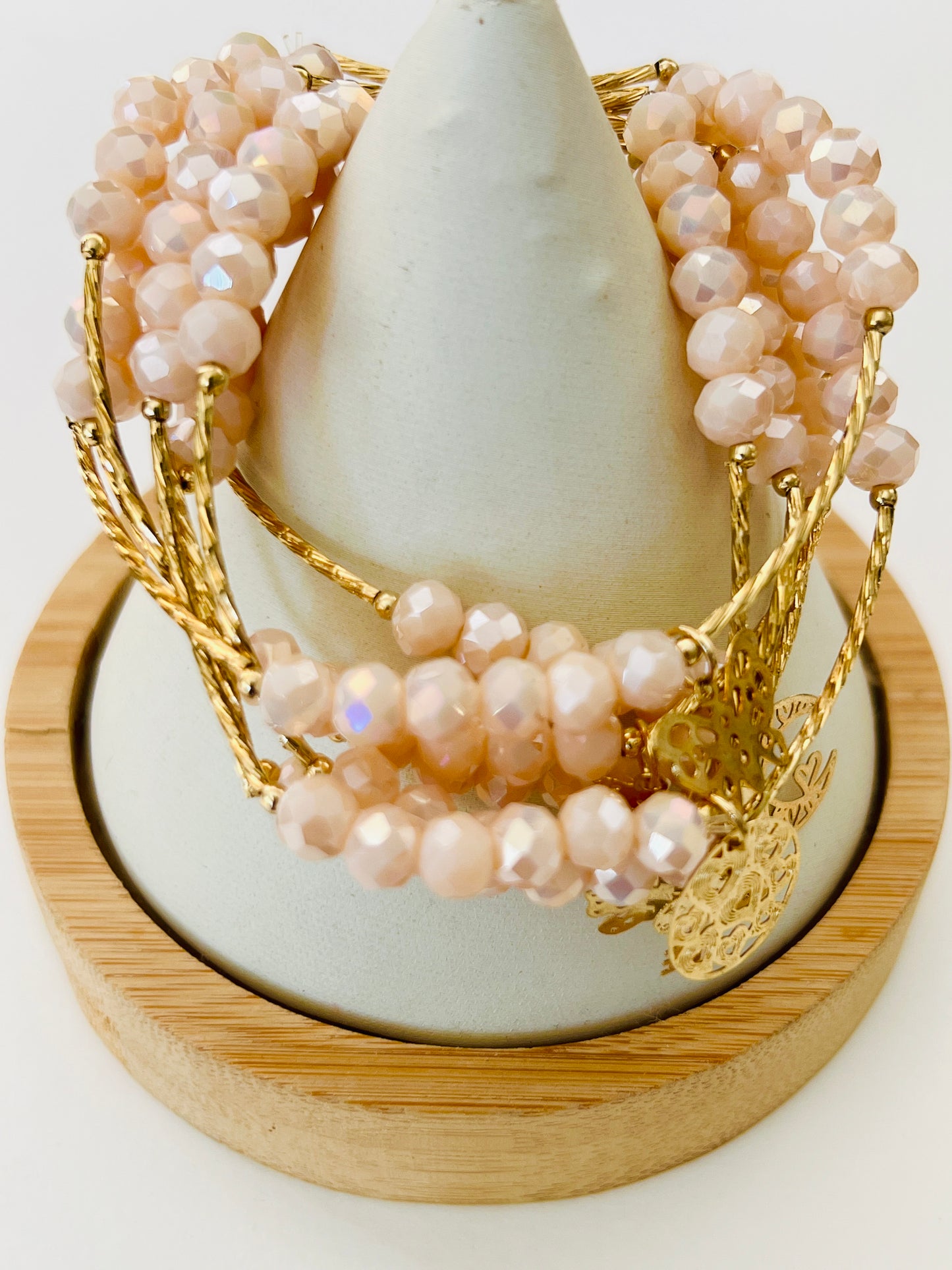 Semanario Gitano cristal #6 / Chapa de Oro 14K