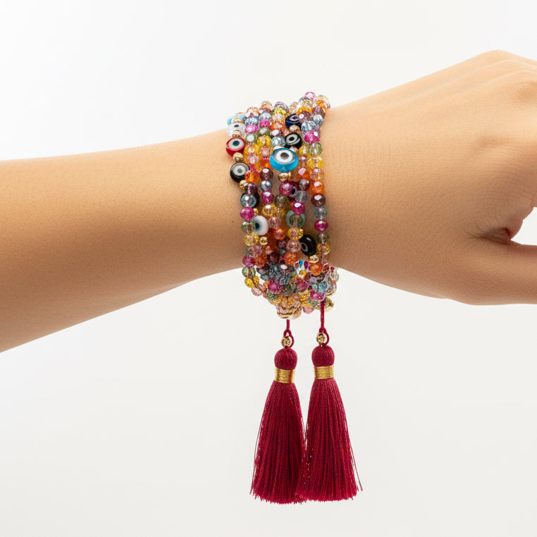 Thread Bracelet / 14k Gold Plate