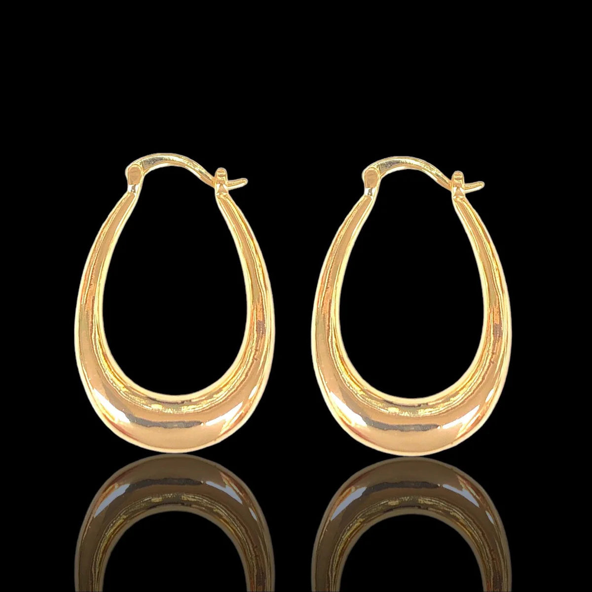 Geo Earrings / 18K Gold Plated