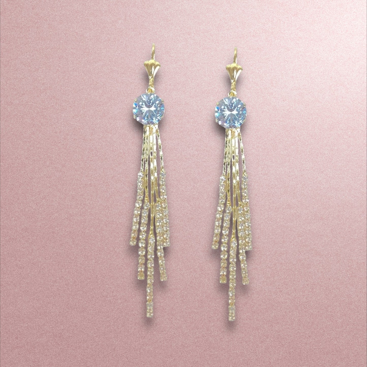 Dangling Earrings / 18K Gold Plate