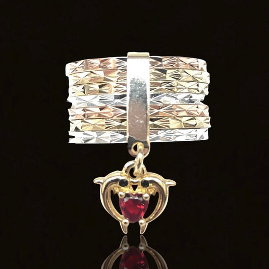 Anillo Corazon / Oro Lminado 18K