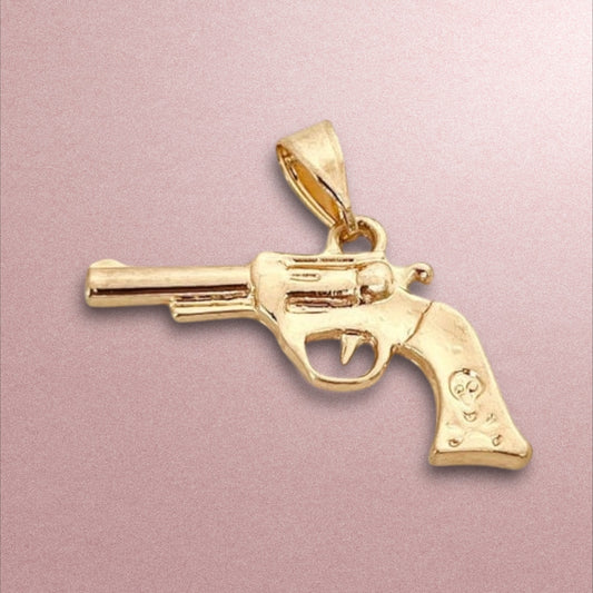 Pistol Pendant / 18K Gold Plated