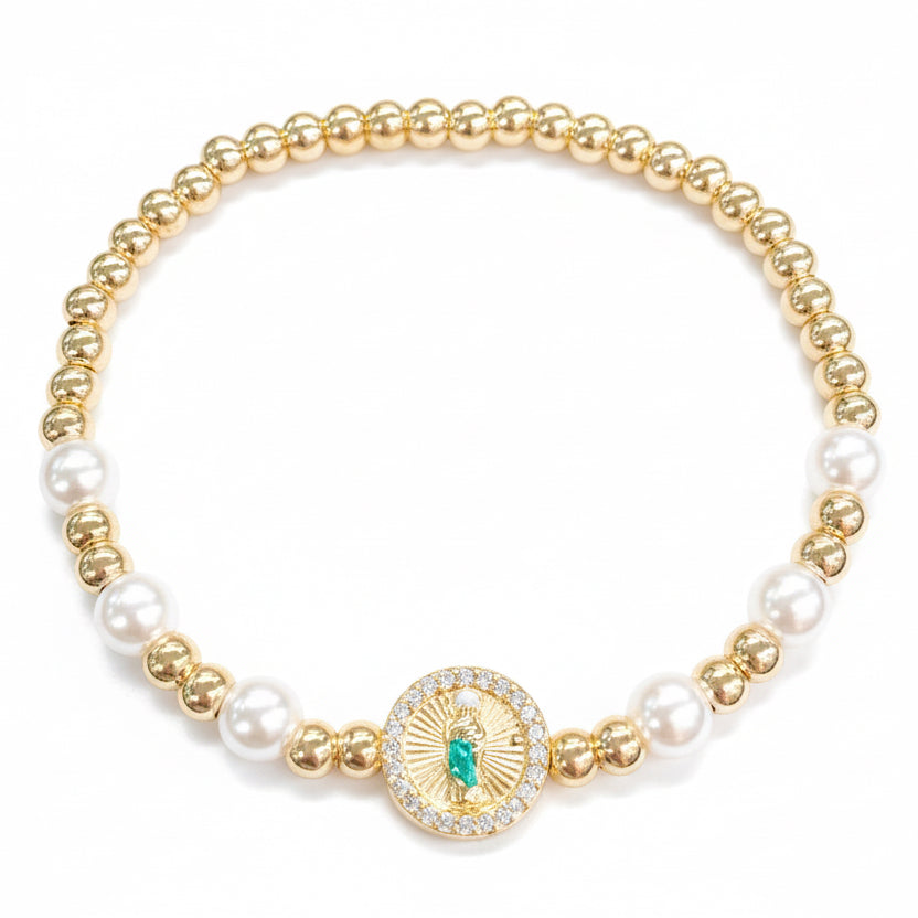 Pulsera San Judas / Oro Laminado 18K