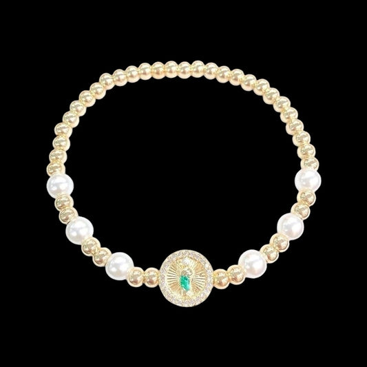 Pulsera San Judas / Oro Laminado 18K