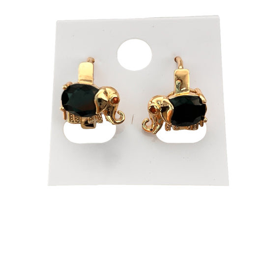 Aretes Huggies / Oro Laminado 18K