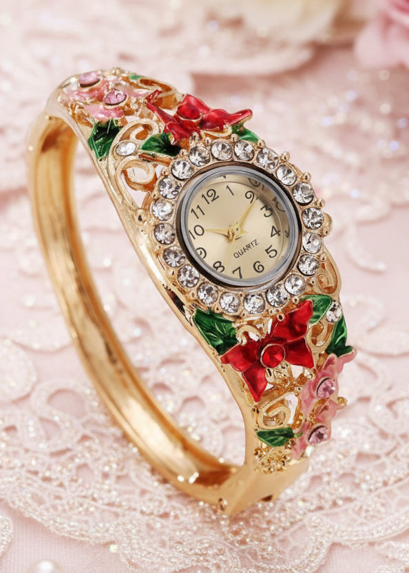 Reloj pulsera de mujer  / Oro Laminado 18K