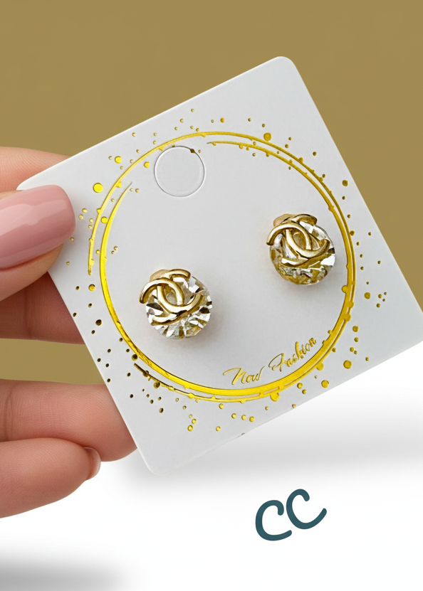 Arete Inspirado CC / Oro Laminado 18K