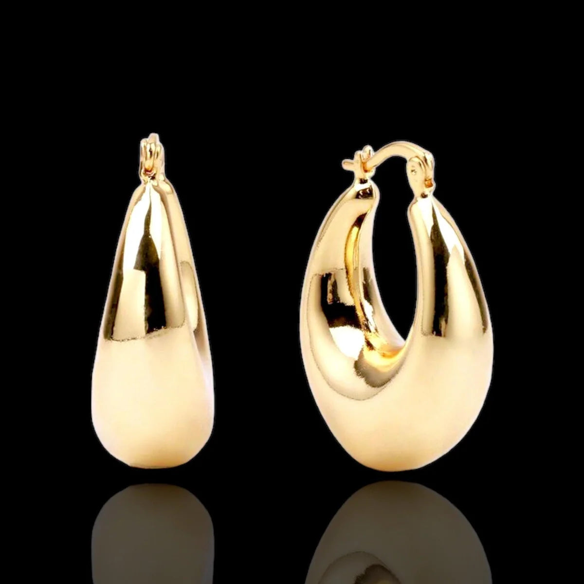 Geo Earrings / 18K Gold Plated