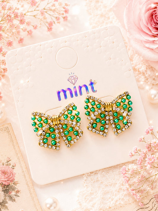 Aretes moño