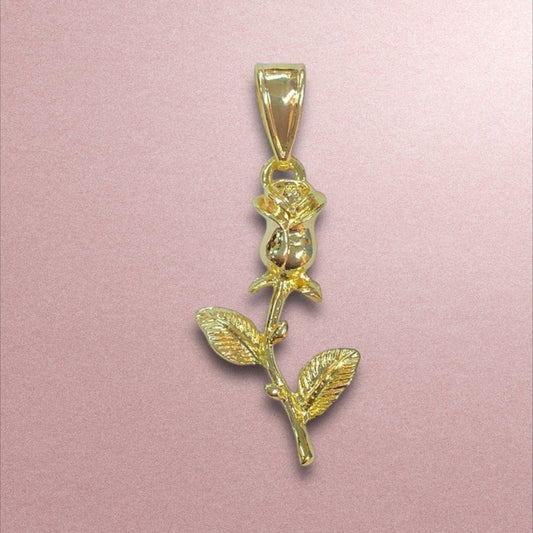Dije de Rosa 🌹 Dije Herradura  / Oro Laminado 18K
