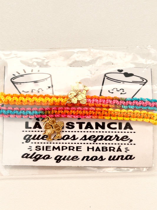 Dúo pulsera de la amistad / Bisuteria