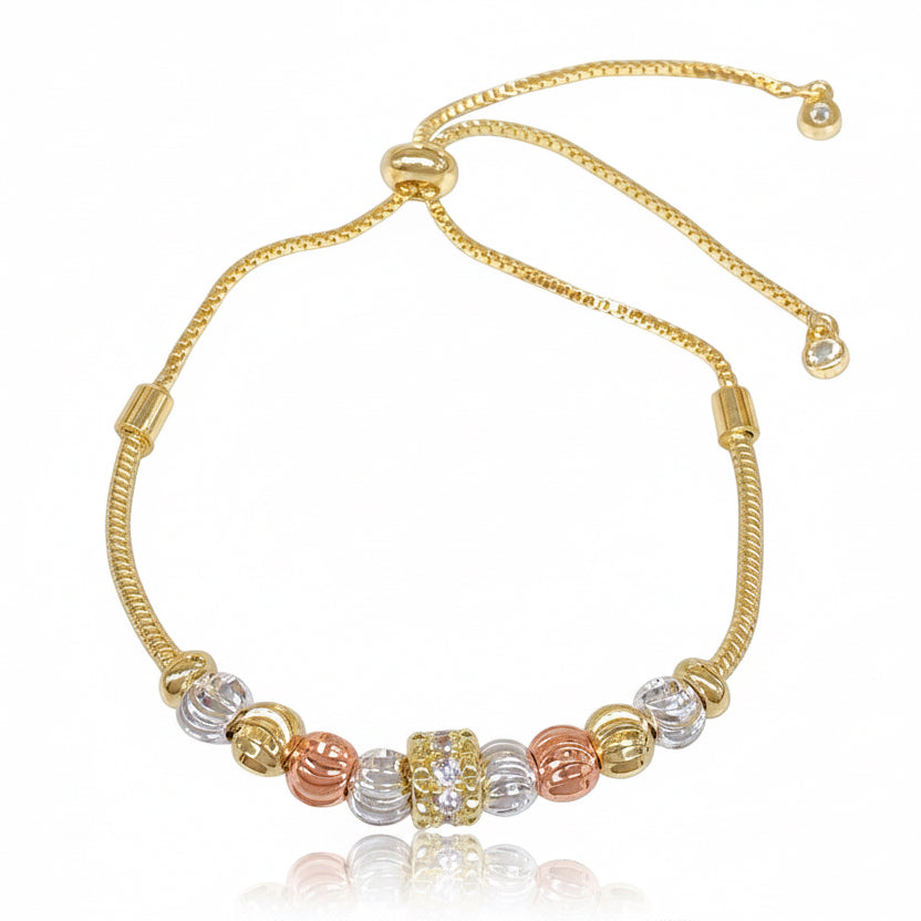 Pulsera 3 oros / Oro Laminado 18K
