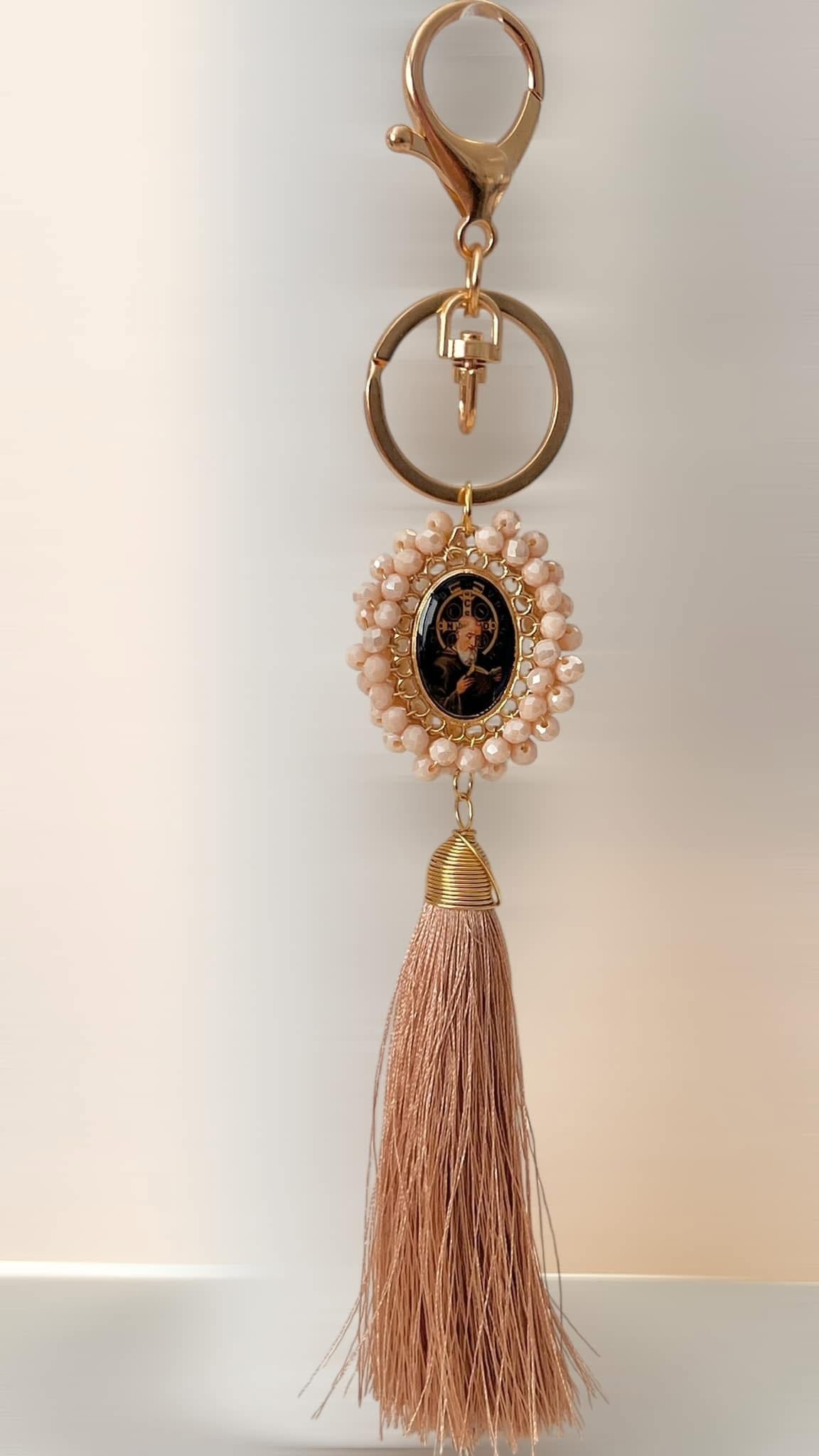 Llavero Religioso / Chapa de Oro 14K