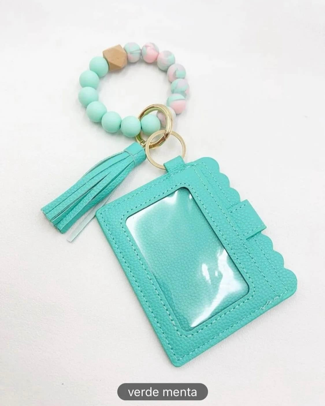 Tarjetero llavero y monedero