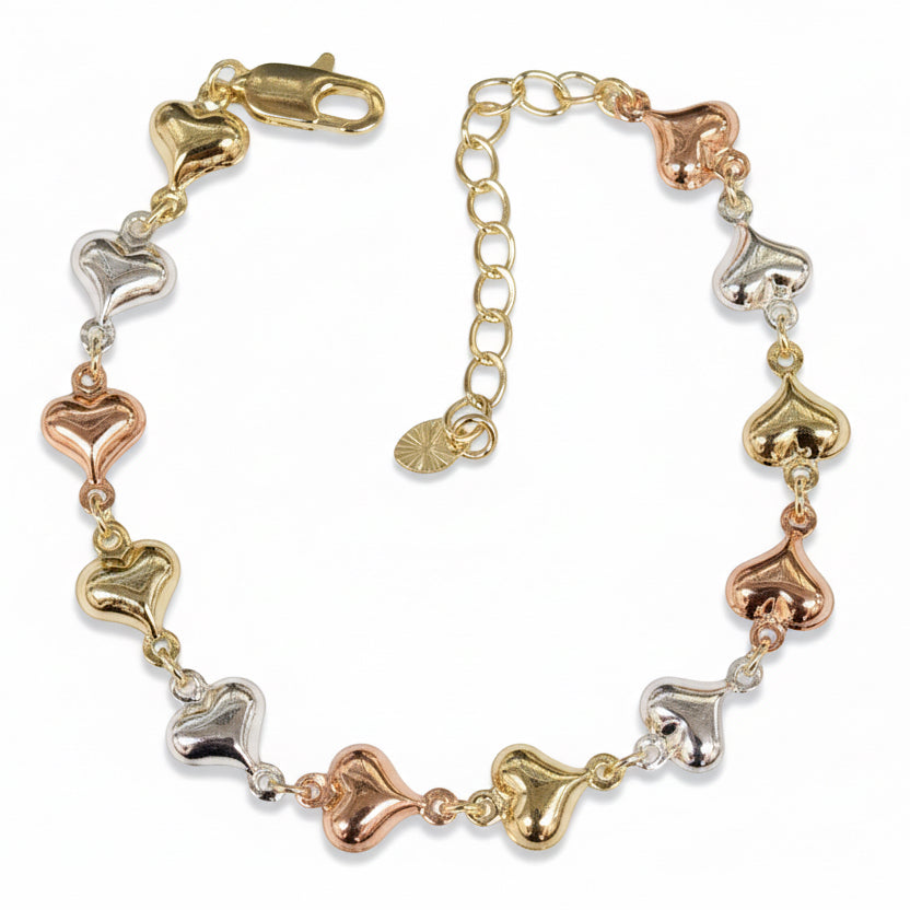 Pulsera Corazón 💓/ Oro Laminado 18K