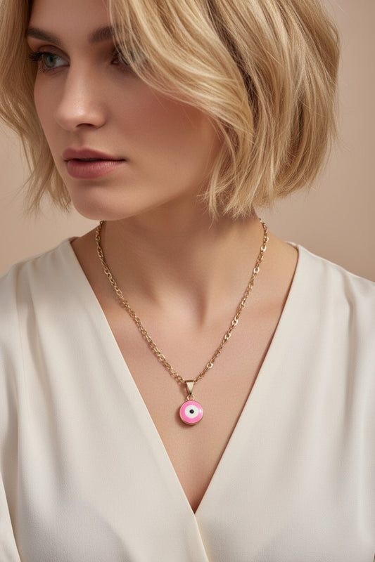 Cadena y dije Ojito / Oro Laminado 18K