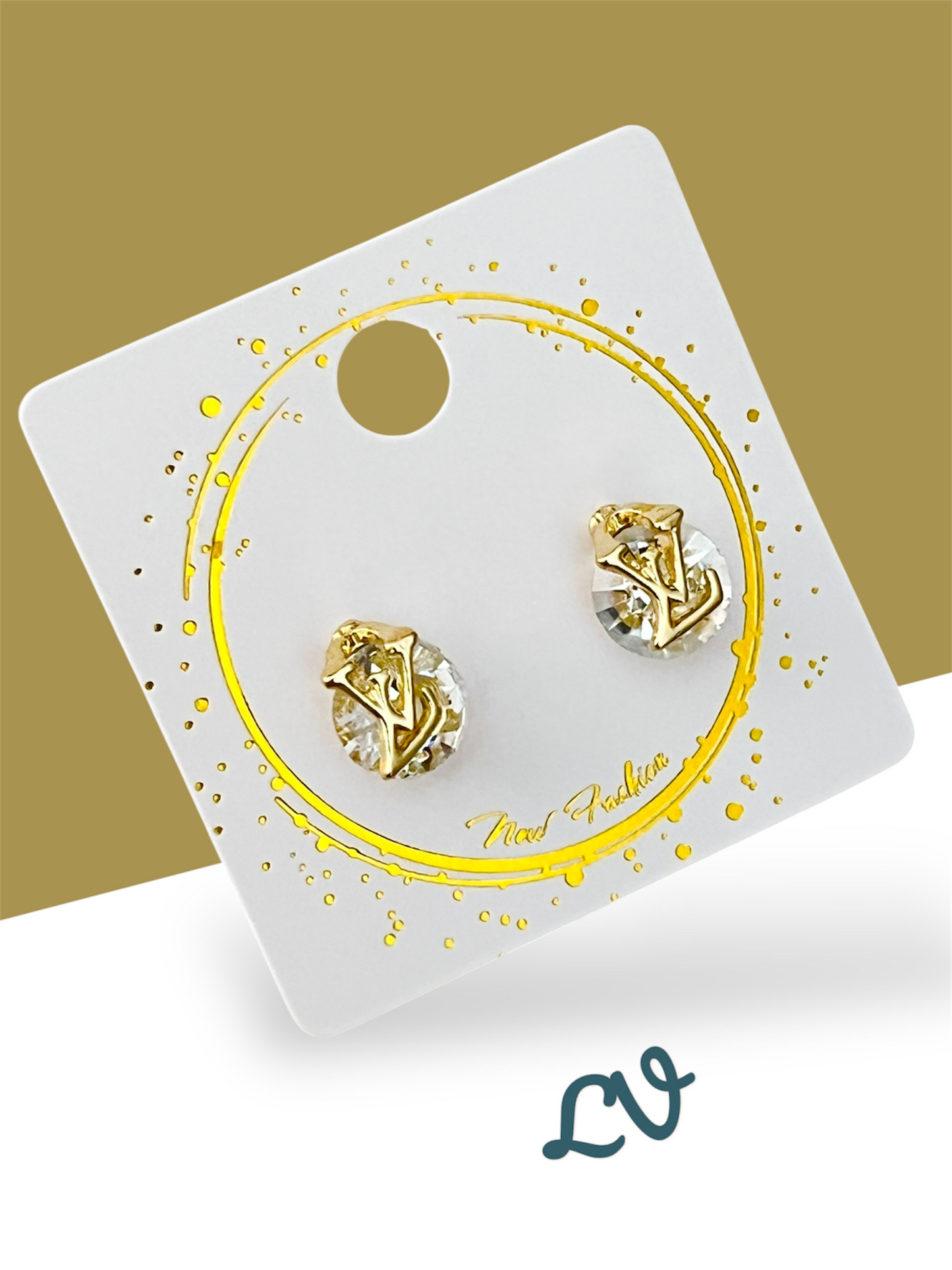 Arete Inspirado CC / Oro Laminado 18K