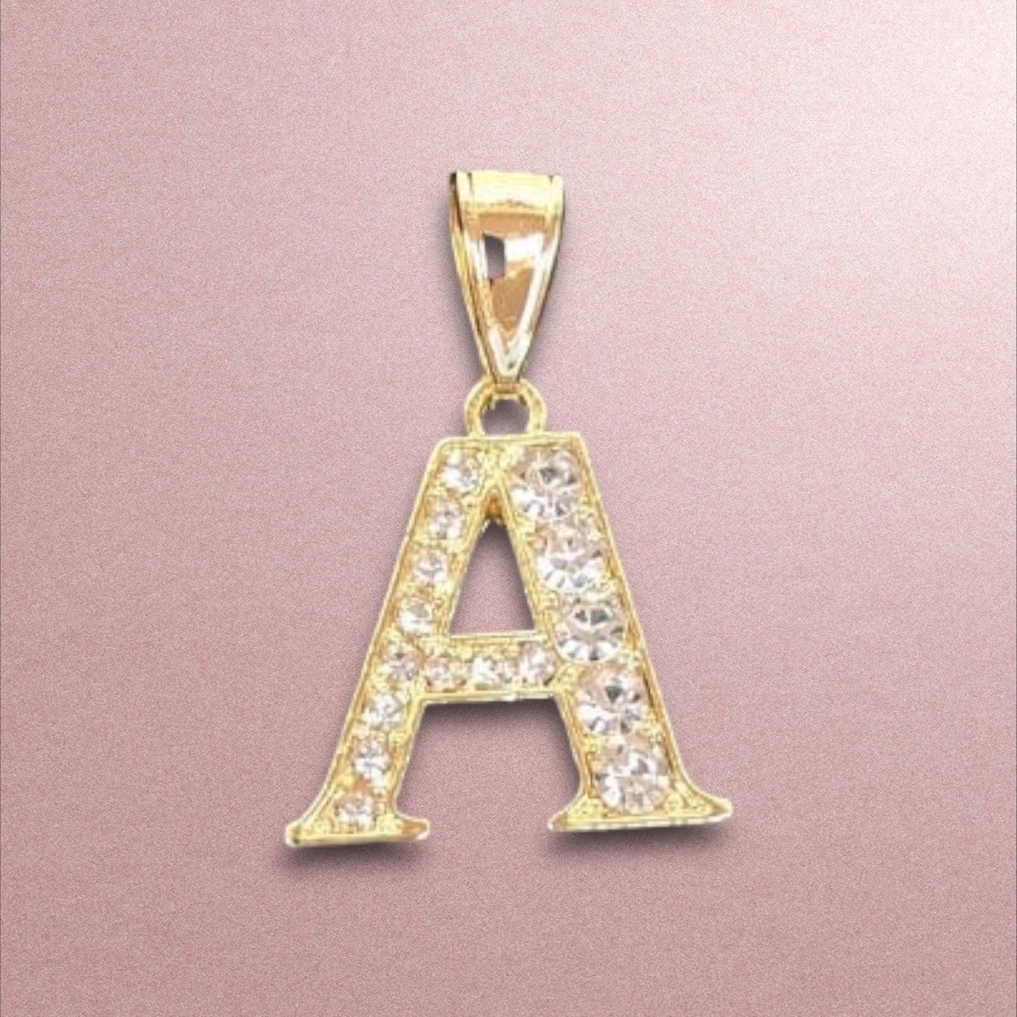 Dije Inicial A / Oro Laminado 18K